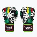 Mănuși de box Twins Special Fancy FBGVL3-54 Grass green/black 2