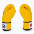 Mănuși de box Fairtex Universal "Tight-Fit" Design yellow 4