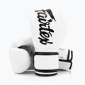 Mănuși de box Fairtex Microfiber white 4