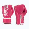 Mănuși de box Fairtex Microfiber pink/white