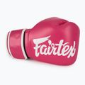 Mănuși de box Fairtex Microfiber pink/white 5