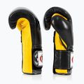 Mănuși de box Fairtex Heavy Hitter's Mexican Style black/yellow 3