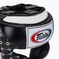 Cască de box Fairtex Super Sparring black/white 4