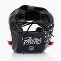 Cască de box Fairtex Super Sparring black/white 2