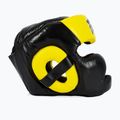 Cască de box Fairtex Diagonal Vision Sparring Headguard - Full Head Coverage black/yellow 4