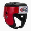 Cască de protecție Fairtex Muay Thai & Kickboxing Competition red