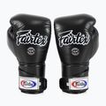 Fairtex Stylish Angular Sparring Mănuși de box - deget blocat negru
