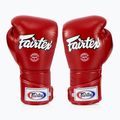 Mănuși de box Fairtex Stylish Angular Sparring - Locked Thumb red