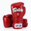 Mănuși de box Fairtex Stylish Angular Sparring - Locked Thumb red 4