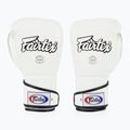 Mănuși de box Fairtex Stylish Angular Sparring - Locked Thumb white