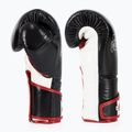 Fairtex Stylish Angular Sparring Mănuși de box - deget blocat negru / alb / roșu 3