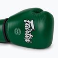 Mănuși de box Fairtex Real Leather Boxing green 5