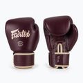 Mănuși de box Fairtex Real Leather Boxing maroon