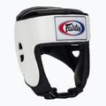 Cască de box Fairtex Muay Thai & Kickboxing Competition white