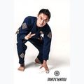 GI pentru jiu-jitsu brazilian Fairtex "Matchanu" navy blue 10