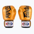 Mănuși de box Fairtex Deluxe Tight-Fit gold 2
