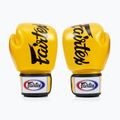 Mănuși de box Fairtex Deluxe Tight-Fit gold