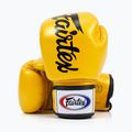 Mănuși de box Fairtex Deluxe Tight-Fit gold 4