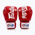Mănuși de box Fairtex Deluxe Tight-Fit red