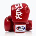 Mănuși de box Fairtex Deluxe Tight-Fit red 4