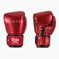 Mănuși de box Fairtex Metallic Boxing red