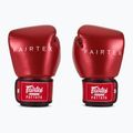 Mănuși de box Fairtex Metallic Boxing red 2