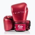Mănuși de box Fairtex Metallic Boxing red 5