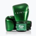Mănuși de box Fairtex Metallic Boxing green 4