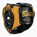 Cască de boxFairtex Microfiber Headguard gold 3