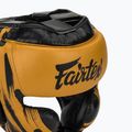 Cască de boxFairtex Microfiber Headguard gold 4