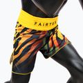 Pantaloni scurți de box Fairtex Boxing BT2002 "Tiger" yellow/black 4
