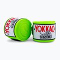 Bandaje de box YOKKAO Premium Handwraps 400 cm neon green