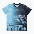 YOKKAO Micul dejun la sala de sport tricou de antrenament albastru WTYS-BG-5