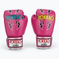Mănuși de box pentru bărbați YOKKAO Stadium fuchsia 2