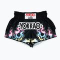 Pantaloni scurți de antrenament pentru bărbați YOKKAO Flames CarbonFit black