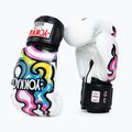 Mănuși de box pentru bărbați YOKKAO Flames white 2