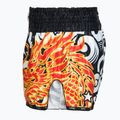 Pantaloni scurți de antrenament pentru bărbați YOKKAO Dragon Muay Thai black/white 3