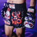 Pantaloni scurți de antrenament pentru bărbați YOKKAO Angry Rabbit Muay Thai black 5