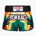 Pantaloni scurți de antrenament pentru bărbați YOKKAO Sunday Trip Muay Thai gold