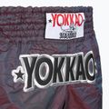 Pantaloni scurți de antrenament pentru bărbați YOKKAO Lunar Muay Thai iridescent blue grey 4