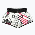 Pantaloni scurți de antrenament pentru bărbați YOKKAO Power Muay Thai white 2