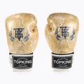 Top King Muay Thai Muay Thai Super Star Air mănuși de box alb TKBGSS