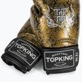 Top King Muay Thai Muay Thai Super Star Air Snake negru / aur mănuși de box negru / aur 4