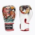 Mănuși de box Top King Boxing Culture white/red TKBGCT-SL-1C1