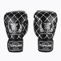 Mănuși de box Top King Boxing Chain black/silver