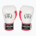 Mănuși de box Top King Boxing Reborn white/pink