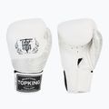 Mănuși de box Top King Muay Thai Power Snake white/silver