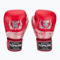 Mănuși de box Top King Muay Thai Power Snake red/silver 2