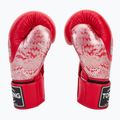 Mănuși de box Top King Muay Thai Power Snake red/silver 4