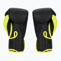 Mănuși de box Top King Reborn Boxing Semi Leather black/yellow 2